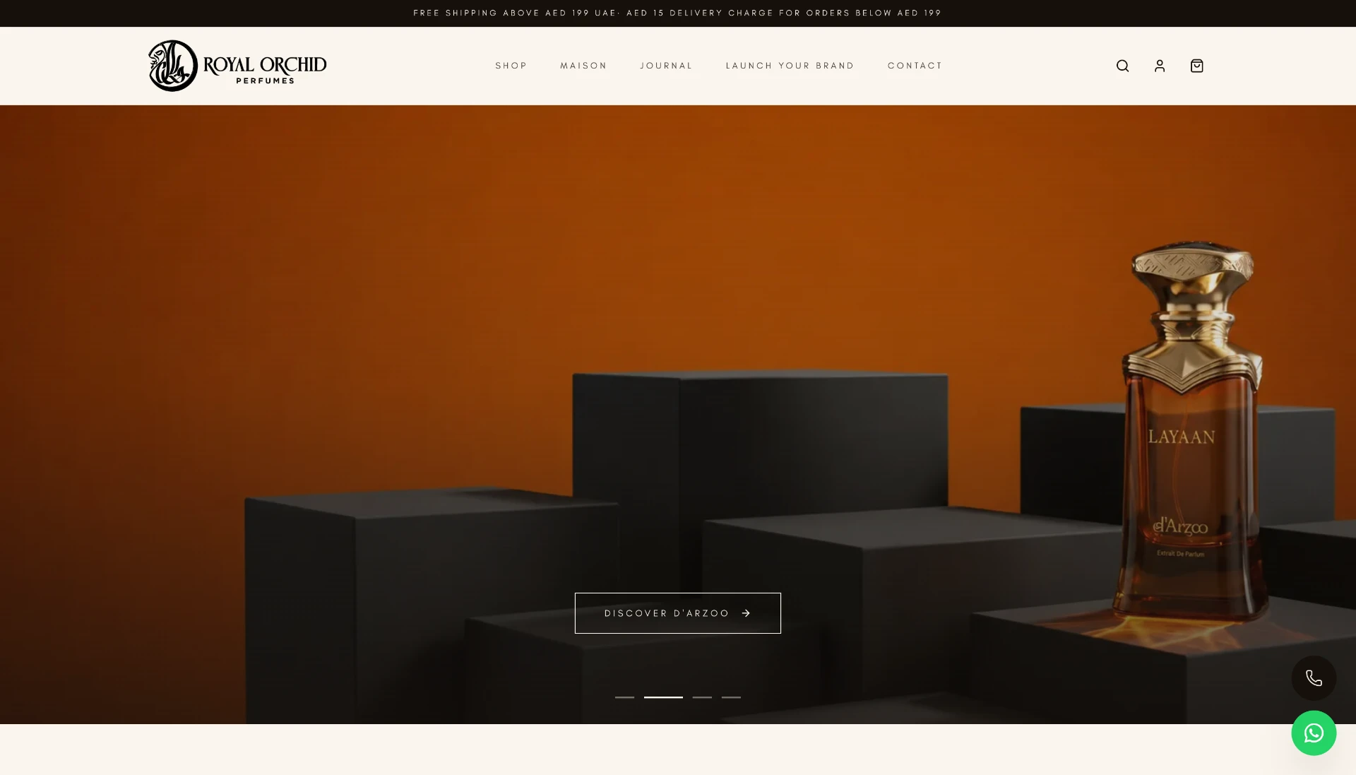 royalorchidperfumes.com website designed and developed by Xperts Hive