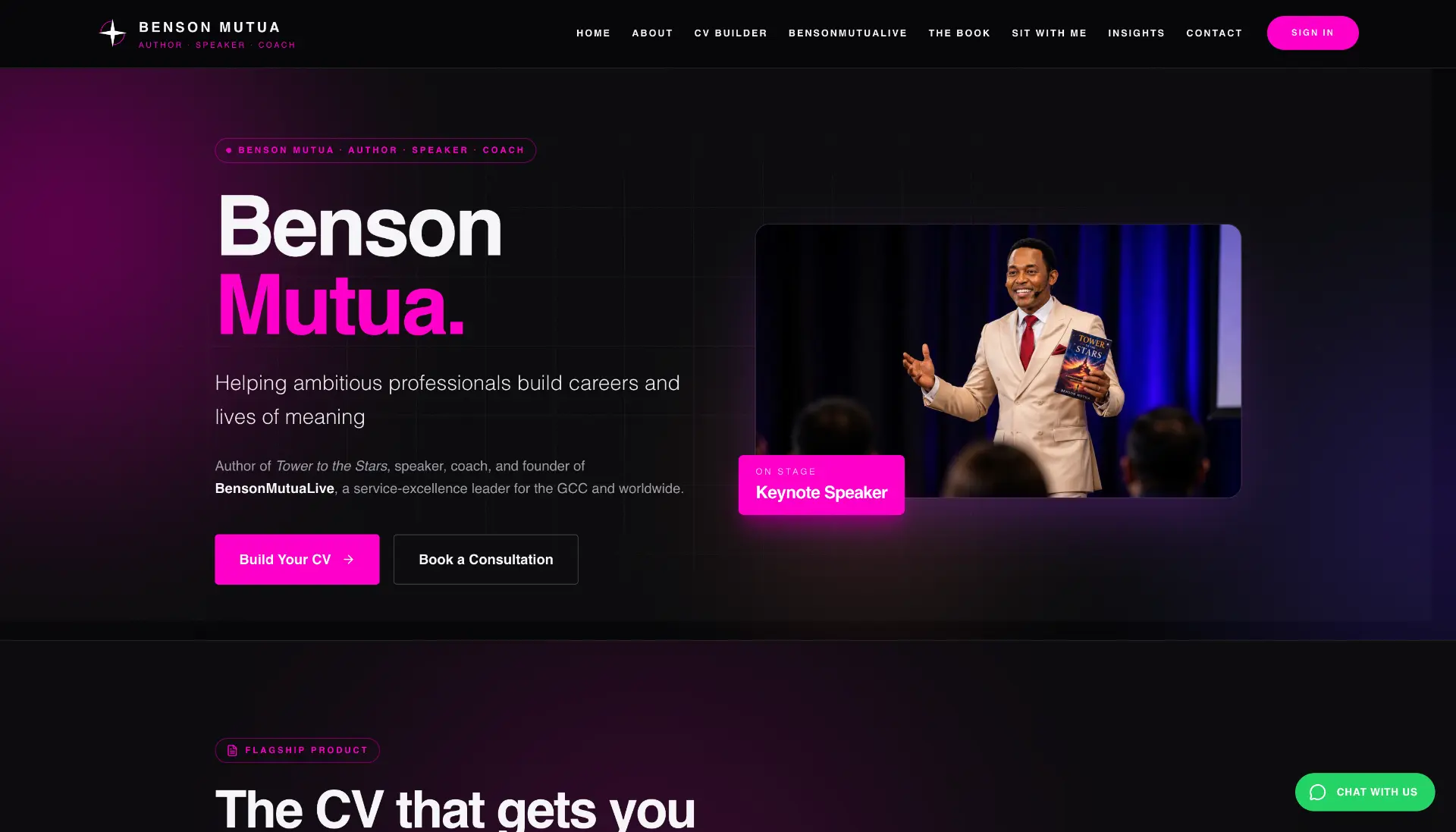 bensonmutualive.com website designed and developed by Xperts Hive