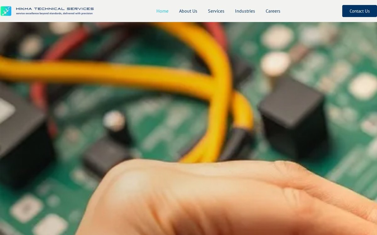 hikma-techs.com website designed and developed by Xperts Hive