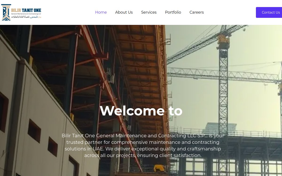 bilirtanitone.com website designed and developed by Xperts Hive